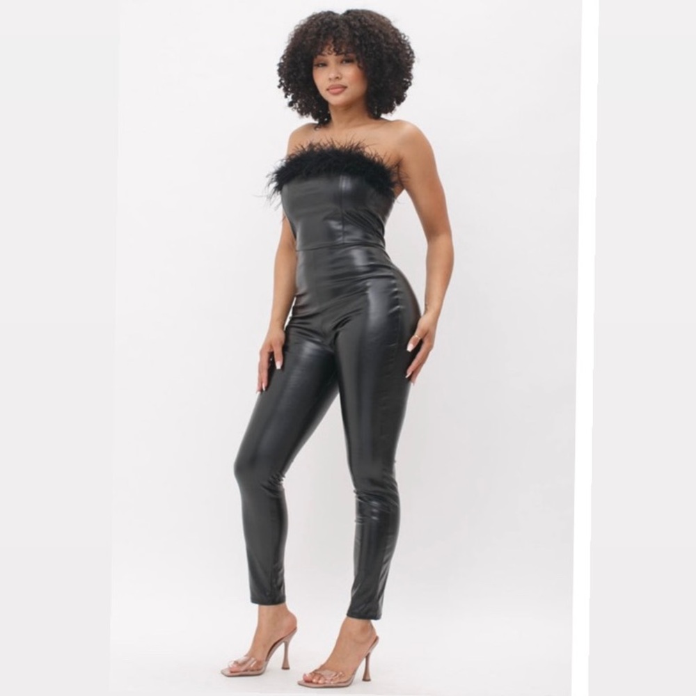 Leather Jumpsuit